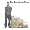 Rockaway Colonial Flag | Wall Art Print on Real Wood