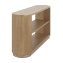 Mirod Modern Entryway Console Table - Slim Sofa Table with Open Shelf & Elegant Wood Grain, Multi-Functional Hallway Table for Living Room