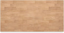Counter Height Dining Table With 3 Shelves Trestle Base