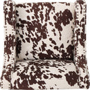 Comfy Accent Chair with Tufted Backrest, Bedroom Single Seat Arm Chair with Wooden Legs, Modern Side Chairs for Living Room