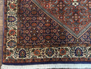 Persian Bidjar Rug 4x5, Fine 290 KPSI, Herati Pattern