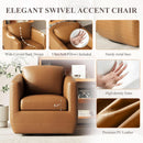 Brown 360 Degree Swivel Premium Upholstered Chairs