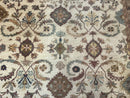 Egyptian Rug 9x12, Mahal Sultanabad Carpet, Handmade Wool Rug, Oatmeal Color