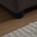 Cloud Style Sofa, Teddy Velvet Fabric, Comfy Padded Cloud Couch for Living Room, Apartment