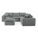 Sectional Sofa With Moveable Ottoman