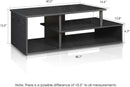 Econ Low Rise TV Stand Black For Small Spaces Living Room