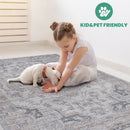 Marfi - 8' X 10' Oriental Area Rug - Ivory / Beige