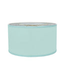 16x16x9 Island Paradise Aqua Linen Hardback Shallow Drum Lampshade