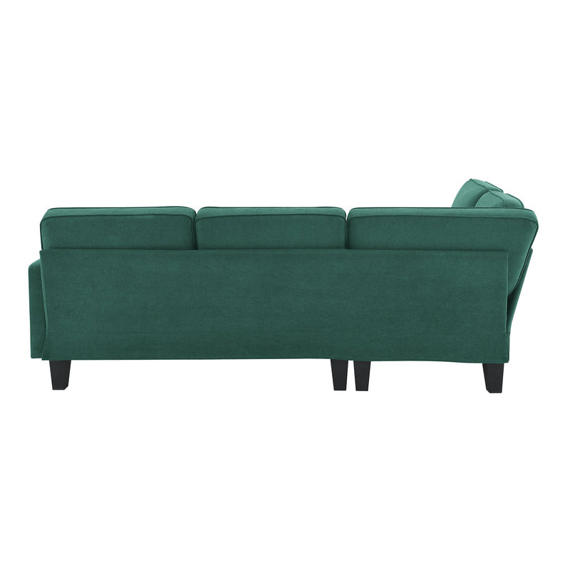 Walker Edison | Terrycloth Modern Sectional Sofa