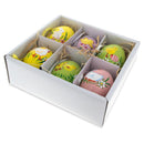 Set of 6 Real Eggshell Bunny, Chick and Goose Easter Egg Ornaments