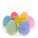 Set of 6 Multicolored Wax Easter Eggs