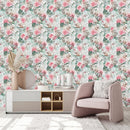 Stylish Pink Roses Wallpaper Tasteful