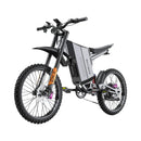 Electric bike with visible branding on a white background