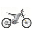Electric bike with a large battery pack on a white background