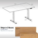Electric Standing Desk 71x30 Memory Height Adjustment