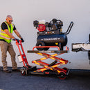 PRE ORDER: Electric Hydraulic Lift Table – 600 lb, 59 in. Extension Portable Powered Scissor Lift Cart for Warehouses, Shops & Material Handling