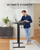 Electric Standing Desk with Adjustable Height and Tray