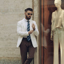 Corso - Silk Jacquard Tie - Petrol Blue