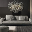 Elegant branch crystal suspension pendant light dining room