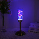 Elegant brass decorbites eternal flower desk lamp bedroom nightlight