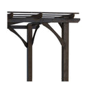 [10X12FT] Alora Premium Outdoor Brown Cedar Wood Pergola For Spacious Patios (SAK45639)