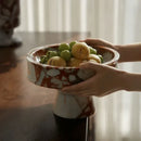 DecorBites™ Calacatta Red Marble Vase for Home Decor