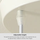 Elegant cream led chandelier 3 light dome pendant dining room