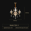 Elegant crystal chandelier gold tiered light for living room