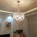 Elegant crystal chandelier pendant light for dining room
