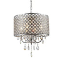 Elegant crystal chandelier pendant light for dining room