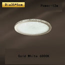 Elegant crystal round ceiling lamp for living room
