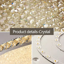 Elegant crystal round ceiling lamp for living room