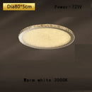 Elegant crystal round ceiling lamp for living room