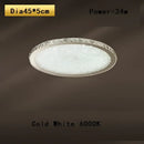 Elegant crystal round ceiling lamp for living room