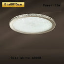 Elegant crystal round ceiling lamp for living room
