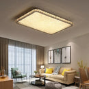 Elegant crystal round ceiling lamp for living room