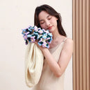 Elegant daisy bouquet soft knitted blanket office nap shawl