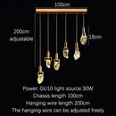 Elegant diamond crystal chandelier gold dining room pendant light