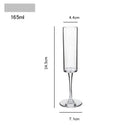DecorBites™ Bubble Champagne Glasses Set of 2 - Creative Goblets for Cocktail Parties