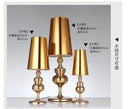 Elegant european style bedside lamp for bedroom and living room