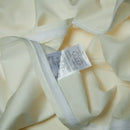 Elegant flowers embroidery cream satin bedding set bedroom duvet cover