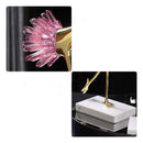 Elegant gold and pink crystal bird decorative figurines living room