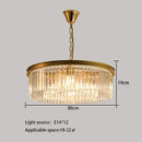 Elegant gold & black crystal round ceiling chandelier dining room