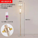 Elegant gold crystal desk lamp bedroom bedside light