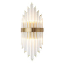 Elegant gold crystal prism wall sconce light living room lighting