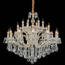 Elegant gold decorbites crystal candle chandelier for villa hall