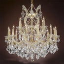 Elegant gold decorbites crystal candle chandelier for villa hall