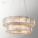 Elegant gold elliana crystal chandelier dining room pendant light