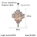 Elegant gold glass decorbites fringed chandelier for dining room