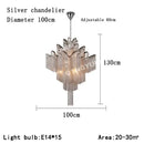 Elegant gold glass decorbites fringed chandelier for dining room